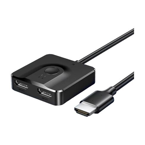 HDMI switcher, Two-in-one-Out Splitter, one-to-Two Multi-Screen Display, Two-Way Conversion, Audio Expansion(8K 60Hz Aluminum Switch) in Saudi Arabia