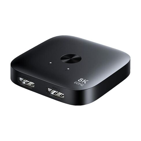 HDMI switcher, Two-in-one-Out Splitter, one-to-Two Multi-Screen Display, Two-Way Conversion, Audio Expansion(8K 60Hz Aluminum Switch) in Saudi Arabia