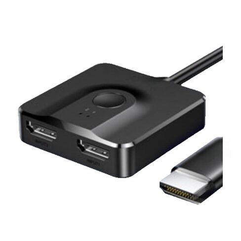 HDMI switcher Two-in-one-Out Screen Splitter one-to-Two Connection Conversion Display Dual one-in-Two-Out(Built-in Cable Kit 1m 4K HDMI Cable) in Kuwait