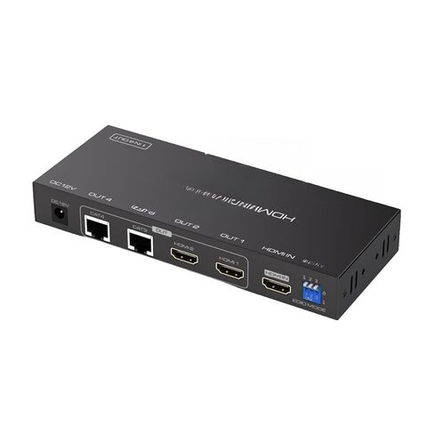 موسع كابل شبكة HDMI من واحد إلى اثنين من توسيع تخصيص ثمانية منافذ إلى Rj45 POC مصدر طاقة أحادي الجانب 1 دقيقة 2/4/8 (ثمانية منافذ 60 مترًا) in Kuwait
