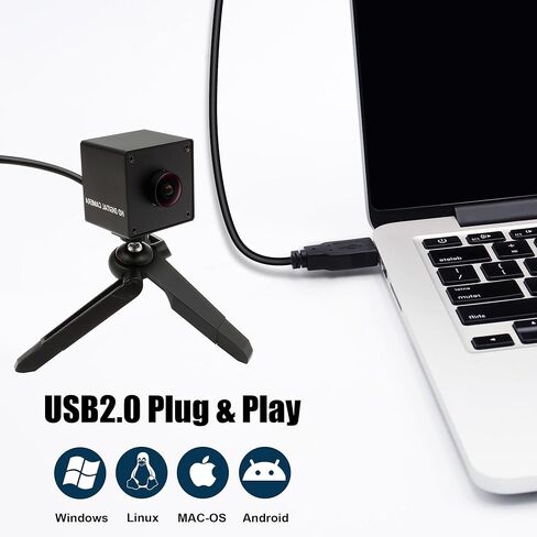 وحدة كاميرا USB SVPRO 5MP 30FPS للتركيز التلقائي، زاوية واسعة 138 درجة، مستشعر IMX335، كاميرا ويب أمان منخفضة الإضاءة لرؤية الآلة الصناعية، توصيل وتشغيل UVC لنظام التشغيل Windows، macOS، Linux، Android in Kuwait
