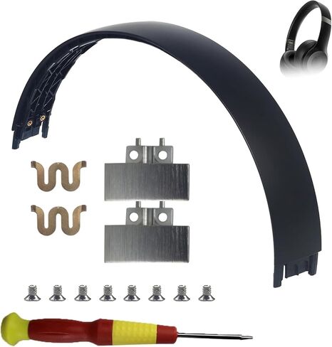 Solo 4 Replacement Headband & Hinge Replacement for Beats Solo 4 Headphone,Durable Parts Accessories Repair Kit Set(Matte Black) in Kuwait