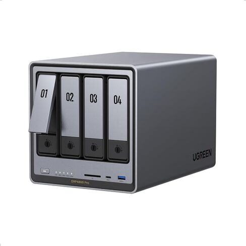 UGREEN NAS US3000, 12000mAh Uninterruptible Battery Power Supply Bundle NAS DXP4800 Pro 4-Bay Desktop NAS with144TB Storage Capacity. in Kuwait