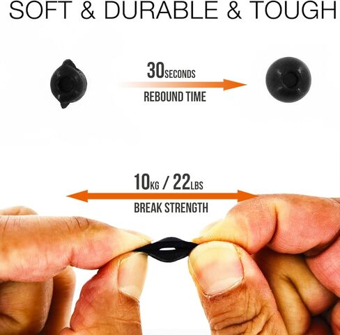 Replacement Memory Foam Ear Tips for Status Pro X/Status Audio Between Pro/Between 3ANC Earbuds, Black Foam Eartips, 3 Pairs (S/M/L) in Kuwait