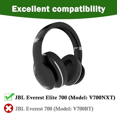 Everest Elite 700 Headphones Replacement earpads Compatible with JBL Everest Elite 700 (Model: V700NXT) Headphones Ear Cushions with Protein Leather in Kuwait