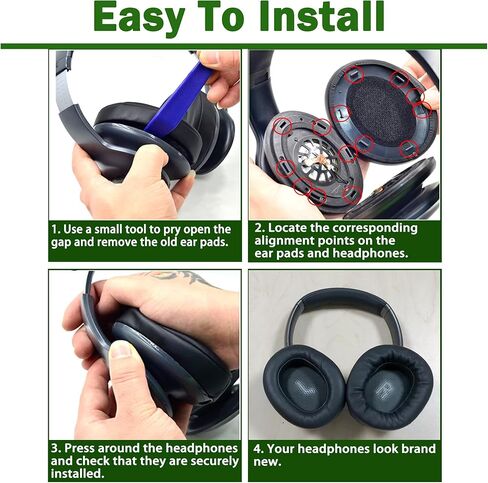 Everest Elite 700 Headphones Replacement earpads Compatible with JBL Everest Elite 700 (Model: V700NXT) Headphones Ear Cushions with Protein Leather in Kuwait