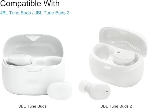 Replacement Earbuds Tips for JBL Tune Buds, JBL Tune Buds 2, Silicone Eartips, 3 Pairs (S/M/L) White in Kuwait