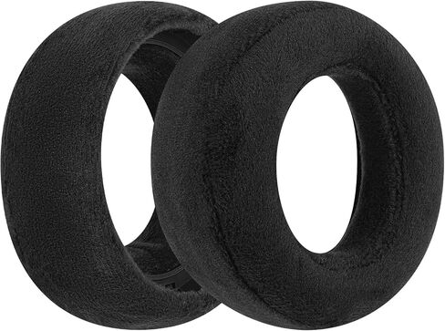 Geekria Comfort Velour Replacement Ear Pads for Sony PlayStation Pulse Elite Headphones Ear Cushions, Repair Parts (Black) in Kuwait