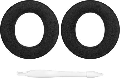 Geekria Comfort Velour Replacement Ear Pads for Sony PlayStation Pulse Elite Headphones Ear Cushions, Repair Parts (Black) in Kuwait
