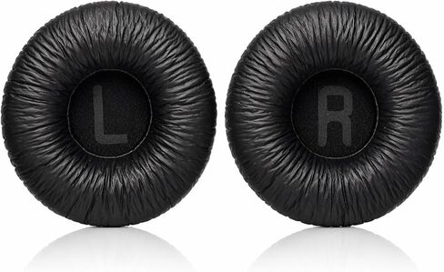وسائد أذن بديلة لسماعات JBL Tune 600(T600BTNC 600BTNC)/660(T660NC 660NC)/670(T670NC 670NC)، وسائد سميكة للغاية، وغطاء أكواب الأذن، وسادات أذن من الجلد الناعم وإسفنج الذاكرة - أسود in Kuwait