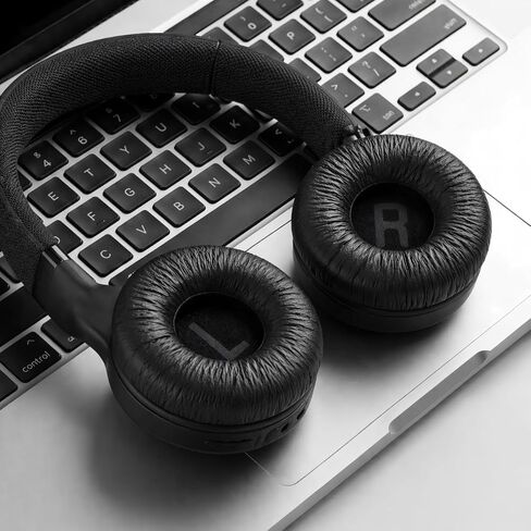وسائد أذن بديلة لسماعات JBL Tune 600(T600BTNC 600BTNC)/660(T660NC 660NC)/670(T670NC 670NC)، وسائد سميكة للغاية، وغطاء أكواب الأذن، وسادات أذن من الجلد الناعم وإسفنج الذاكرة - أسود in Kuwait