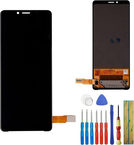 LCD Display Compatible with Sony Xperia 10 II 2nd Gen XQ-AU51 XQ-AU52 6.0" LCD Display Touch Screen Assembly with Tools in Kuwait