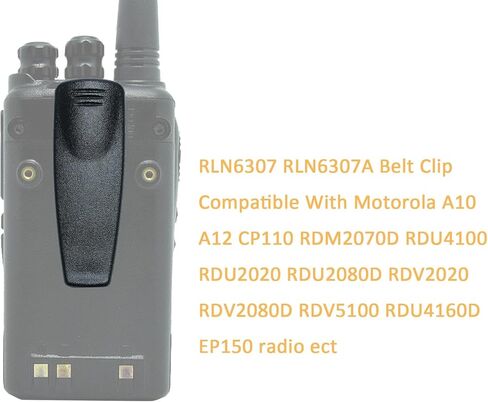 RLN6307 RLN6307A Belt Clip Compatible with Motorola A10 A12 CP110 RDM2070D RDU4100 RDU2020 RDU2080D RDV2020 RDV2080D RDV5100 RDU4160D EP150 Radio 10Pack in Kuwait