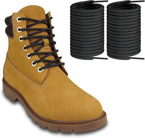 أربطة أحذية Endoto Boots من أجل العمل في Timberland والمشي لمسافات طويلة والصيد وأربطة أحذية بديلة مستديرة in Kuwait