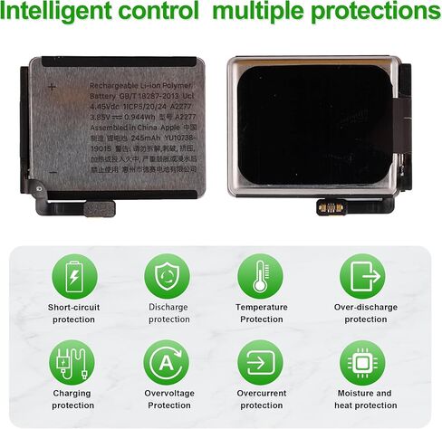 A2277 3.8V 245mAh Battery, Compatible with Apple Watch Series 5 40mm,Comes with a Battery Installation Tool in Kuwait
