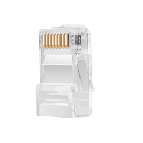 10 عبوات من موصلات Cat 6A UTP RJ45، مقابس تجعيد إيثرنت مطلية بالذهب 8P8C، أطراف RJ45 لـ Cat6A/Cat6/Cat5e، جيجابت إيثرنت، سلك التصحيح، أسلاك شبكة المكاتب المنزلية in Kuwait