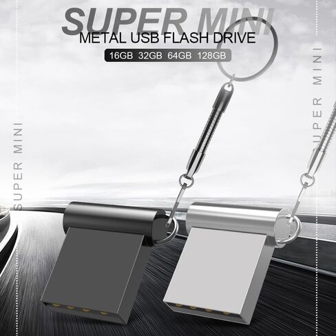 2GB USB Flash Drive with Type C Adapter and Lanyard, USB 2.0 High Speed Pen Drive, Mini Storage Memory Stick for Phone/Pad/PC/Laptop - (Silver 2GB) in Kuwait