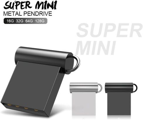 2GB USB Flash Drive with Type C Adapter and Lanyard, USB 2.0 High Speed Pen Drive, Mini Storage Memory Stick for Phone/Pad/PC/Laptop - (Silver 2GB) in Kuwait