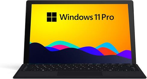 كمبيوتر لوحي Microsoft Surface Pro 5 مع لوحة مفاتيح بإضاءة خلفية قابلة للفصل، شاشة لمس 12.3 بوصة (2736 × 1824) تابلت، Intel Core i5-7300U 2.6 جيجا هرتز-3.5 جيجا هرتز، ذاكرة الوصول العشوائي DDR4 8 جيجا، 256 جيجا SSD، كاميرا، Windows 11 Pro (متجدد) in Saudi Arabia