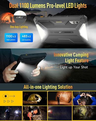 حزام يد Ulefone Armor Pad 3 Pro & Tablet، جهاز لوحي متين 4G، 33280 مللي أمبير (66 واط)، شاشة 10.36 بوصة 2K، IP68/69K، 50 ميجابكسل + 32 ميجابكسل، مصابيح LED مزدوجة 1100LM، 16 جيجابايت + 256 جيجابايت، موصل توسيع uSmart، منفذ HDMI in Kuwait