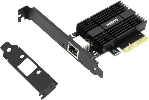 FENVI 10G PCIe Network Card with Marvell AQC113 Controller,10Gb Base-T Ethernet Adapter RJ45 NIC Card, PCI Express X4, for Windows 10/11/Windows Server,Linux, SFF, NAS, Workstation & Desktop Computer in Kuwait