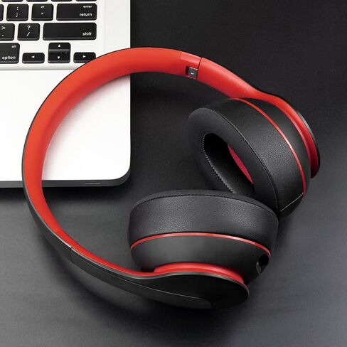 استبدال وسائد الأذن من SOULWIT لسماعات Anker Soundcore Life Q10، Q10BT، Life 2 Neo (Not fit Life 2)، وسائد الأذن مع نسيج الحرير الجليدي، رغوة عزل الضوضاء عالية الكثافة - أسود in Kuwait