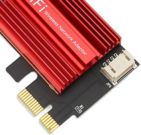 بطاقة شبكة PCIe، محول واي فاي لاسلكي بسرعة 1200 ميجا بت في الثانية مع BT4 2 وثنائي النطاق 2 4 جيجا هرتز 5 جيجا هرتز، متوافق مع أنظمة Win 7 8 10 11 in Kuwait