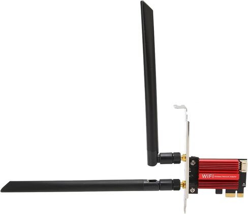 بطاقة شبكة PCIe، محول واي فاي لاسلكي بسرعة 1200 ميجا بت في الثانية مع BT4 2 وثنائي النطاق 2 4 جيجا هرتز 5 جيجا هرتز، متوافق مع أنظمة Win 7 8 10 11 in Kuwait