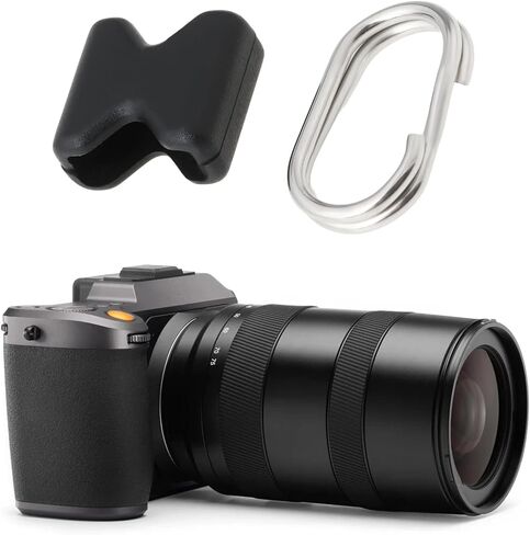 4Pcs Camera Strap Oval Split Rings with Caps 15x10x5mm Compatible with Nikon Compatible with Canon in Kuwait