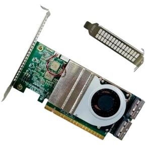 محول PCI Express 5.0 x16 إلى اثنين من MCIO X16 X8 SFF-TA-1016 8i Retimer in Kuwait