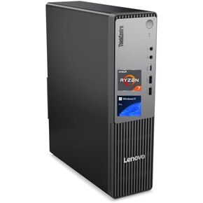 Lenovo ThinkCentre Neo 55s Gen 6 صغير الحجم مع معالج AMD Ryzen 7 250 وذاكرة DDR5 سعة 16 جيجابايت وسعة تخزين 512 جيجابايت ومنفذ DisplayPort وWi-Fi 7 وRJ-45 ونظام التشغيل Windows 11 Pro in Kuwait