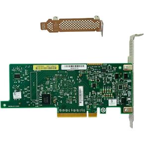 بطاقة SAS HBA متوافقة مع SAS9211-8I (وضع تكنولوجيا المعلومات) | وحدة تحكم توسيع PCIe 3.0 SATA/SAS ذات 8 منافذ بسرعة 6 جيجابت في الثانية | يدعم ZFS، TrueNAS، unRAID وProxmox | يتضمن 2 × SFF-8087 إلى كابلات SATA Breakout in Kuwait