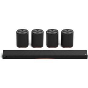 حزمة LG Sound Suite Immersive Quad Suite 7 اللاسلكية| ساوند بار H7 + 4X M7 مكبرات صوت دولبي أتموس اللاسلكية | 13.1.7 Ch FlexConnect، معالج α11 AI وصوت متميز (موديل 2026 الجديد) in Kuwait