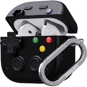 غطاء حافظة AirPods Pro 3، تصميم وحدة تحكم الألعاب الرجعية، غطاء صلب مقاوم للصدمات متوافق مع AirPods Pro الجيل الثالث 2025، غطاء واقي لطيف للرجال والنساء والأطفال (أبيض) in Kuwait