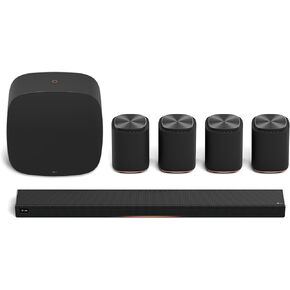 حزمة LG Sound Suite Immersive Quad Suite 7 Pro اللاسلكية | ساوند بار H7 + 4X M7 سماعات دولبي أتموس اللاسلكية + مضخم صوت لاسلكي W7| 13.1.7 قناة، Dolby Atmos FlexConnect Apple Airplay (موديل 2026 الجديد) in Kuwait