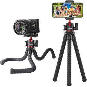 حامل ثلاثي القوائم للهاتف ، ULANZI MT-33 iPhone مرن ، Octopus Tripod 360 دوار مع حامل حذاء بارد ، حامل هاتف للتصوير لجهاز iPhone 14 13 12 11 Pro Max وكاميرات صغيرة in Kuwait