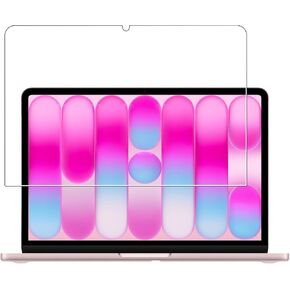 واقي شاشة لجهاز MacBook Neo، زجاج مقسى عالي الدقة، مضاد للخدش، حساس للمس، مضاد لبصمات الأصابع، خالٍ من الفقاعات، صديق للحافظة، عبوة واحدة. in Kuwait
