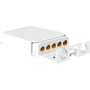 مكرر POE 5 Port POE موسع 4 Port Repeater 100/1000Mbps شبكة خارجية IP55 VLAN 44-57V(100M) in Kuwait