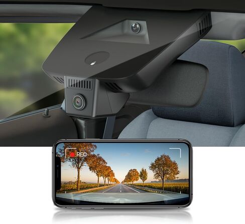 Fitcamx 4K Dash Cam Suitable for GMC Acadia 2024-2026 AT4 Elevation Denali Ultimate (HD2-D5300), OEM Factory Look, 2160P UHD Video, WiFi & APP, Loop Recording, G-Sensor, Plug & Play, 64GB Card in Kuwait