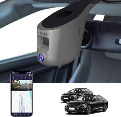 Dual Channel 4K & 1080P Dash Cam for Audi 2019-2026 A4 A6 Allroad A3 A5 Q5 S4 S6 Q7 A8 Q8 S8 TT A7 S5 Q3 e-tron,OEM Style,Loop Recording,Easy Installation,WiFi & App,128G Card in Saudi Arabia