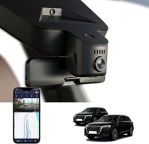 Dual Channel 4K & 1080P Dash Cam for Audi 2019-2026 A4 A6 Allroad A3 A5 Q5 S4 S6 Q7 A8 Q8 S8 TT A7 S5 Q3 e-tron,OEM Style,Loop Recording,Easy Installation,WiFi & App,128G Card in Saudi Arabia