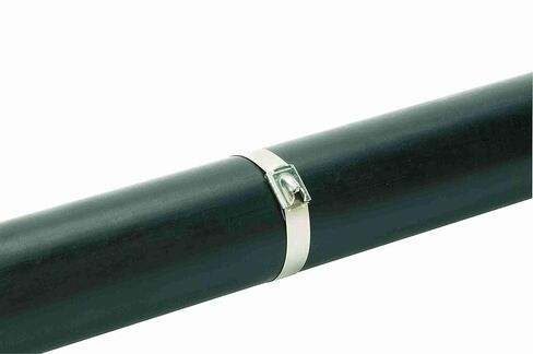 ربطة كابل Panduit MLT4H-LP316 MLT ذاتية القفل، ثقيلة، 316 من الفولاذ المقاوم للصدأ، طول 14.3 بوصة (50 حزمة) in Kuwait