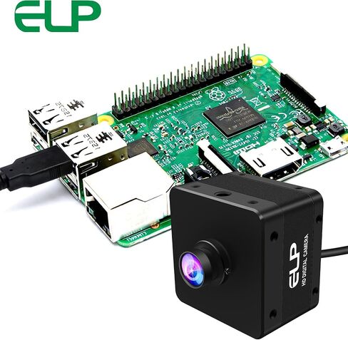 ELP High Speed 4K 60FPS USB Camera for Computer, Mini UVC 2160P USB3.0/2.0 Lightburn Cameras for Windows, Linux, Mac, Pi, Fast Frame Wide Angle 100°(H) IMX678 Webcam for PC Laptop Jetson Nano in Kuwait