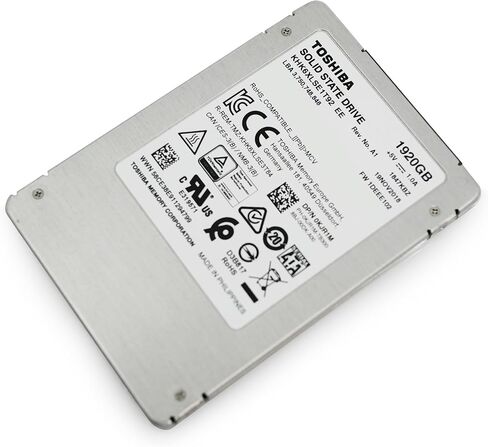 محرك أقراص الحالة الصلبة المكثف Dell/Toshiba HK6-DC KHK6XLSE1T92 سعة 1.92 تيرابايت SATA 6 جيجابت/ثانية 3D TLC 2.5 بوصة (متجدد) in Kuwait