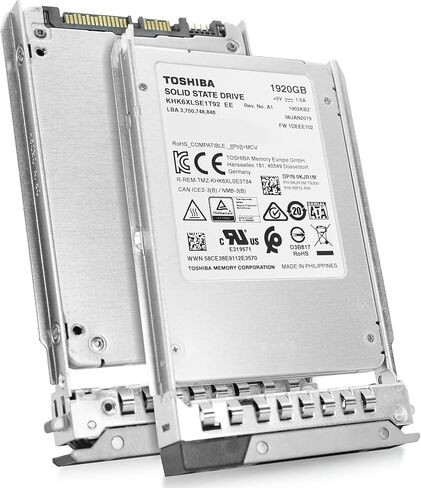 Dell 1.92TB SATA 6Gb/s TLC 2.5in Enterprise PowerEdge Read-Intensive SSD for: R660, R760, R860, R960, R6615, R6625, R7615, R7625, R360, R560 0KJR1M G16 (Renewed) in Kuwait