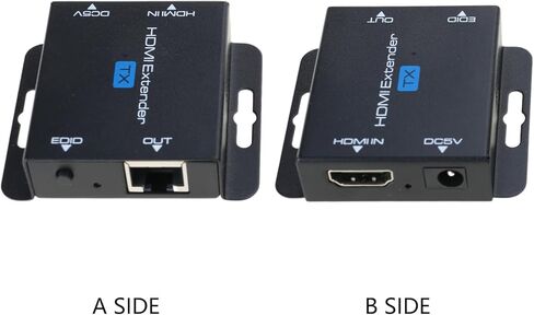 موسع Cat5 / 6 Ethernet 1080P يصل إلى 60 مترًا بدون تأخير للتلفزيون عالي الوضوح in Kuwait
