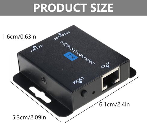موسع Cat5 / 6 Ethernet 1080P يصل إلى 60 مترًا بدون تأخير للتلفزيون عالي الوضوح in Kuwait