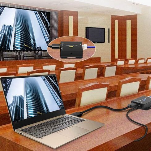 موسع Cat5 / 6 Ethernet 1080P يصل إلى 60 مترًا بدون تأخير للتلفزيون عالي الوضوح in Kuwait