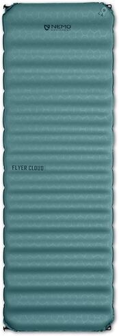 Nemo Equipment Flyer Cloud Insulated Hybrid Sleeping Pad - Arctic/Ombre Blue - Long Wide (76"x25") in Kuwait