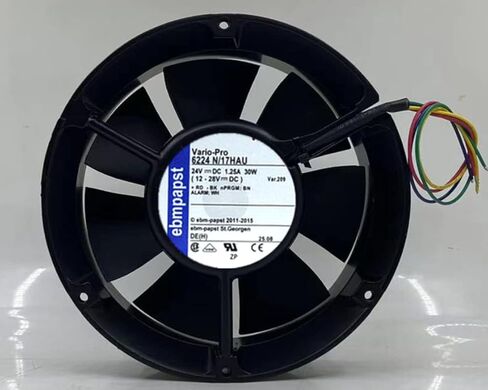 6224N/17HAU 172x172x51mm 24V 1.25A 30W مروحة تبريد ذات 4 أسلاك in Kuwait